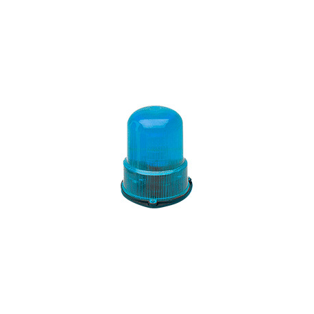 Segnalatore lampeggiante 12V small colore blu
