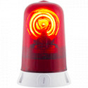 Segnalatore rotante base piana 12Vcc rosso