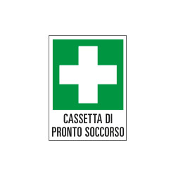Cartello in Polionda CASSETTA DI PRONTO SOCCORSO