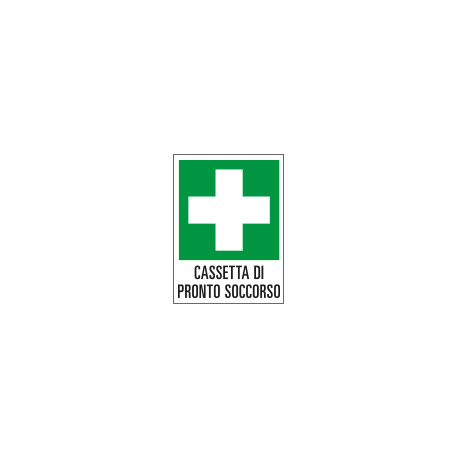Cartello in Polionda CASSETTA DI PRONTO SOCCORSO