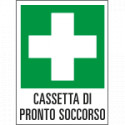 Cartello in Polionda CASSETTA DI PRONTO SOCCORSO
