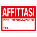 Cartello in Polionda AFFITTASI