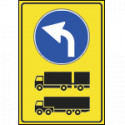 Preavv. deviaz. obbl. SX autotreni/autoarticolati