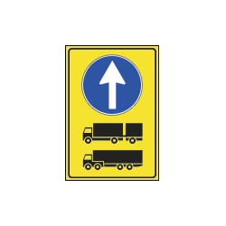 Direzione obblig. AVANTI autotreni/autoarticolati