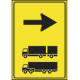Direz. consigliata destra autotreni/autoarticolati