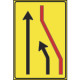 Cartello NF411a SEGNALAZIONE CORSIA CHIUSA (destra)
