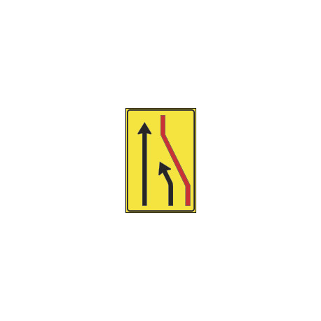 Cartello NF411a SEGNALAZIONE CORSIA CHIUSA (destra)