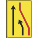 Cartello NF411a SEGNALAZIONE CORSIA CHIUSA (destra)