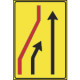 Cartello NF411a SEGNALAZIONE CORSIA CHIUSA (sinistra)