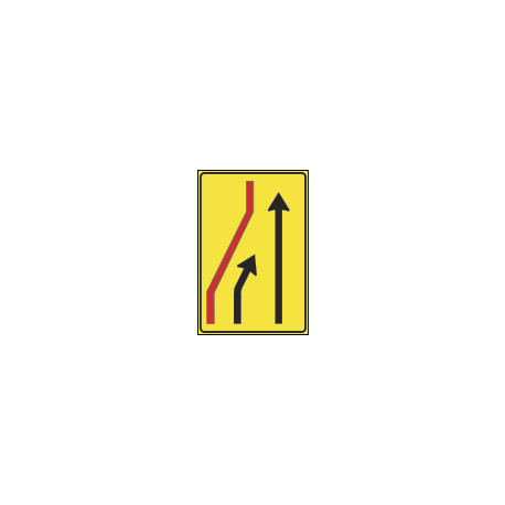 Cartello NF411a SEGNALAZIONE CORSIA CHIUSA (sinistra)