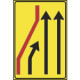 Cartello NF411a SEGNALAZIONE CORSIA CHIUSA (sinistra)