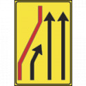 Cartello NF411a SEGNALAZIONE CORSIA CHIUSA (sinistra)