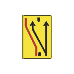 Cartello NF411c SEGNALAZIONE CORSIE CHIUSE