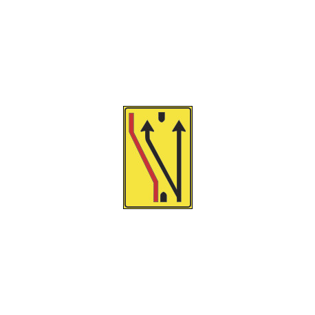 Cartello NF411c SEGNALAZIONE CORSIE CHIUSE