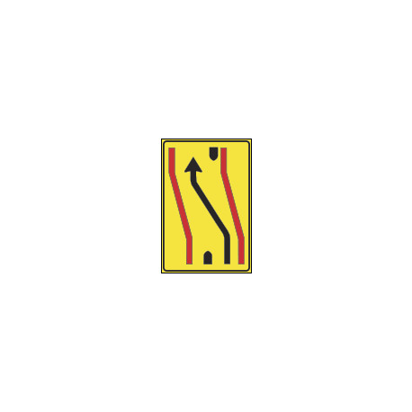 Cartello NF412a SEGNALAZIONE CARREGGIATA CHIUSA