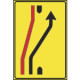 Cartello NF412b SEGNALAZIONE RIENTRO CARREGGIATA