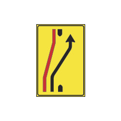 Cartello NF412b SEGNALAZIONE RIENTRO CARREGGIATA