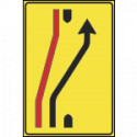 Cartello NF412b SEGNALAZIONE RIENTRO CARREGGIATA