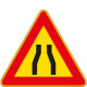 Cartello NF 384 STRETTOIA SIMMETRICA