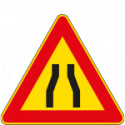 Cartello NF 384 STRETTOIA SIMMETRICA