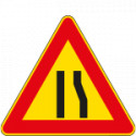 Cartello NF 386 STRETTOIA ASIMMETRICA A DESTRA