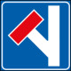 Cartello NF309 STRADA SENZA USCITA SINISTRA