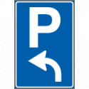 Cartello NF77 PARCHEGGIO SINISTRA