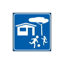 Cartello scatolato ZONA RESIDENZIALE