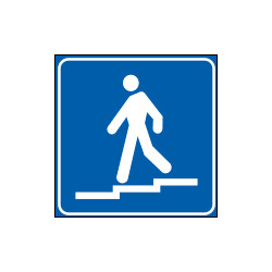 Cartello NF 306 SOTTOPASSAGGIO PEDONALE