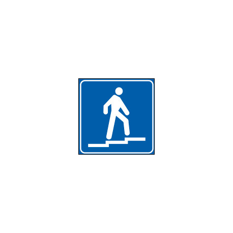 Cartello NF 307 SOVRAPASSAGGIO PEDONALE