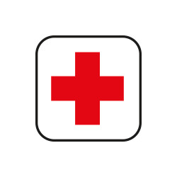 Etichetta adesiva rifrangente pronto soccorso