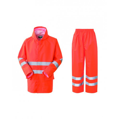 Completo antipioggia Giacca e Pantalone anti-pioggia Hi-Vis Rossini
