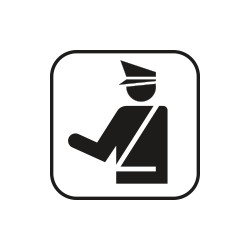 Etichetta adesiva rifrangente Polizia