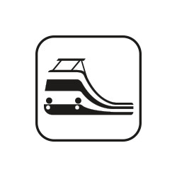 Etichetta adesiva rifrangente Stazione