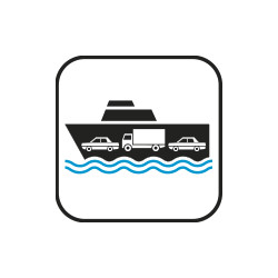 Etichetta adesiva rifrangente Traghetto