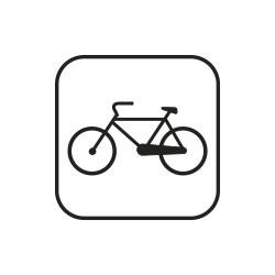 Etichetta adesiva rifrangente Bicicletta