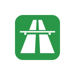 Etichetta adesiva rifrangente Autostrada