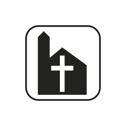 Etichetta adesiva rifrangente Chiesa