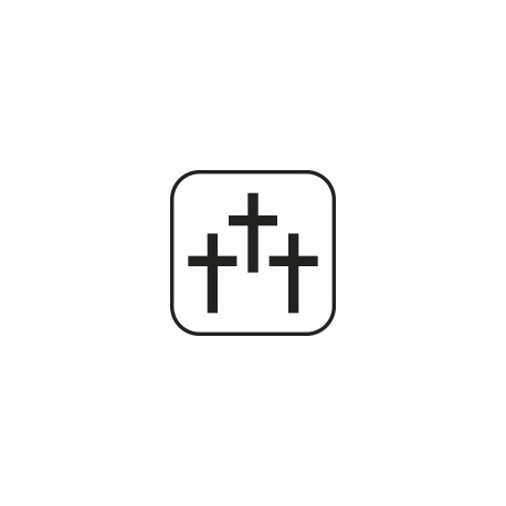 Etichetta adesiva rifrangente Cimitero