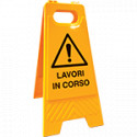 Segnale bifacciale "lavori in corso"