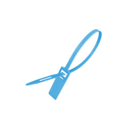 Confezione da 1000 sigilli piatti con inserto metallico mm. 430 CELESTE