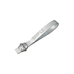 Confezione 1000 sigilli fascetta metallo con pallina lunghezza mm. 220