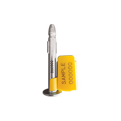 Sigillo a chiodo per container a norma ISO 17712 2013 colore giallo