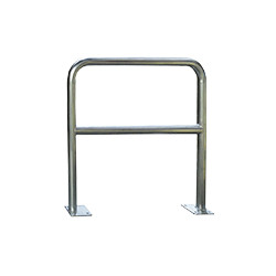 Barriera ACCIAIO con piastra di fissaggio alle basi