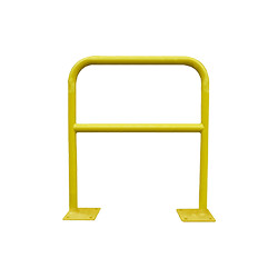 Barriera GIALLA con piastra di fissaggio alle basi