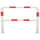 Barriera 2000x1000h d. 40 bianco/rosso