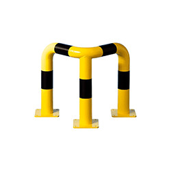 Barriera angolare giallo/nero mm 600x600x600 h.