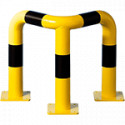 Barriera angolare giallo/nero mm 600x600x600 h.