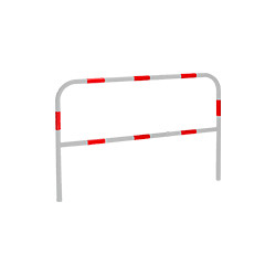 Barriera bianco/rossa modello da interrare
