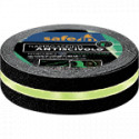Rotolo antiscivolo NERO e banda FOTOLUMINESCENTE h. mm 50 x m. 18,3